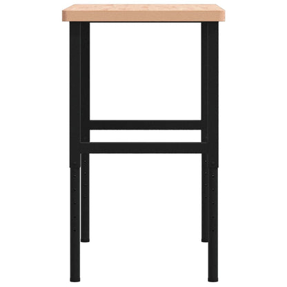 Banco Lavoro 100x60x(73-99,5) cm Legno di Faggio Rettangolare - homemem39