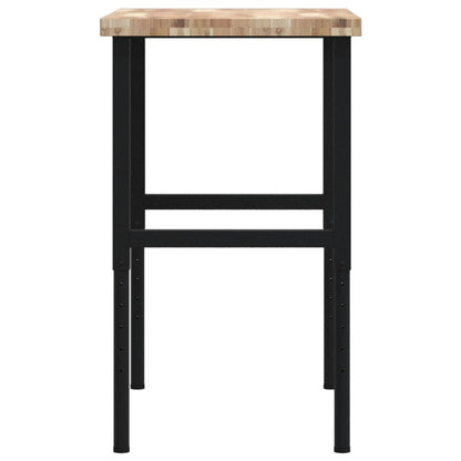 Banco Lavoro 100x60x(73-99,5) cm Legno di Acacia Rettangolare - homemem39