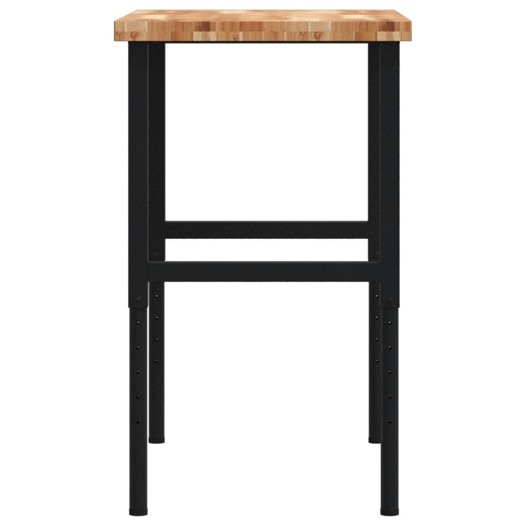 Banco Lavoro 100x60x(73-99,5) cm Legno di Acacia Rettangolare - homemem39