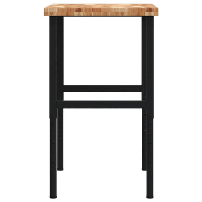 Banco Lavoro 100x60x(73-99,5) cm Legno di Acacia Rettangolare - homemem39