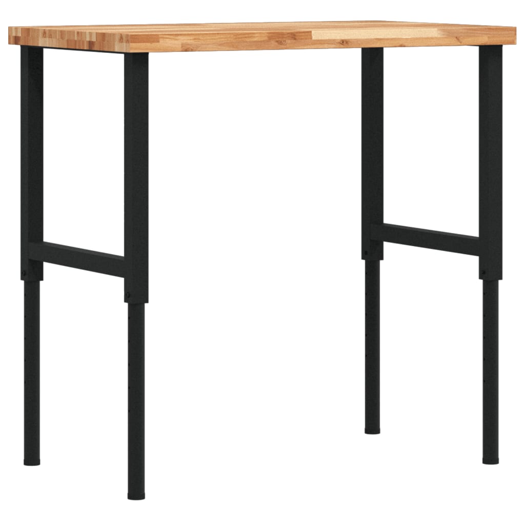 Banco Lavoro 100x60x(73-99,5) cm Legno di Acacia Rettangolare - homemem39