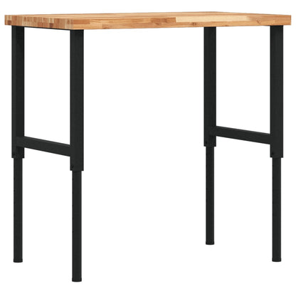 Banco Lavoro 100x60x(73-99,5) cm Legno di Acacia Rettangolare - homemem39