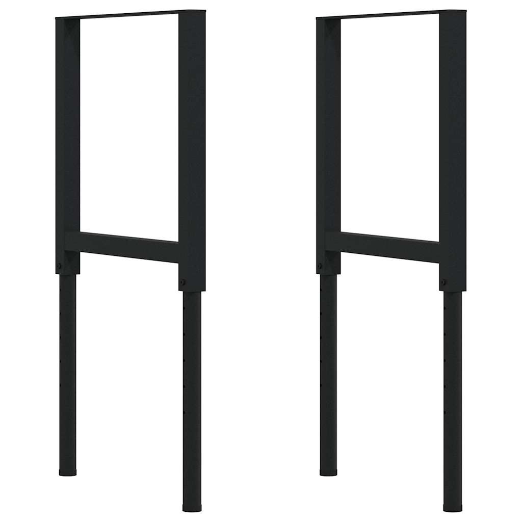 Banco da Lavoro 80x60x(71,5-98) cm Legno Massello Rovere | homemem39