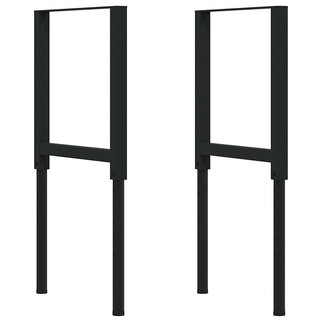 Banco da Lavoro 100x60x(71,5-98) cm Legno Massello Rovere - homemem39