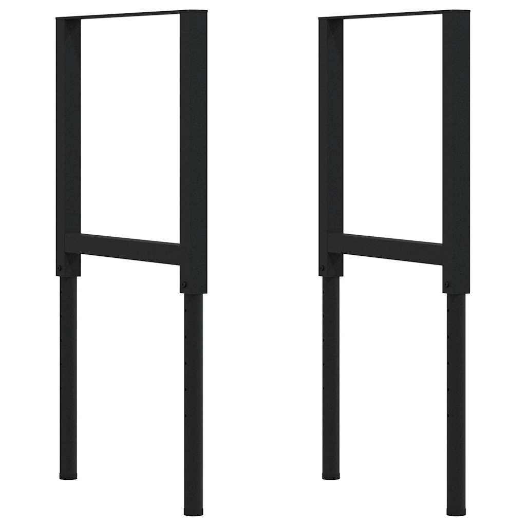 Banco Lavoro Marrone Chiaro 80x60x(71,5-98) cm Legno di Rovere - homemem39