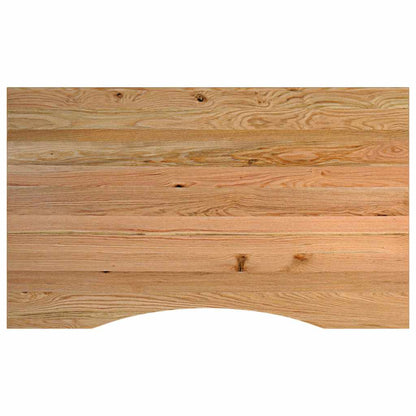 Banco Lavoro Marrone Chiaro 100x60x(71,5-98) cm Legno di Rovere - homemem39