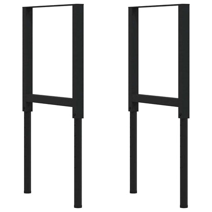 Banco Lavoro Marrone Scuro 80x60x(71,5-98) cm Legno di Rovere | homemem39