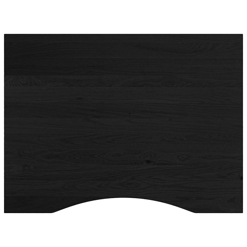 Banco Lavoro Marrone Scuro 80x60x(71,5-98) cm Legno di Rovere | homemem39