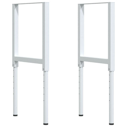Banco da Lavoro 100x60x(71,5-98) cm Legno Rovere Rettangolare | homemem39