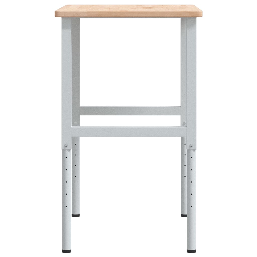 Banco da Lavoro 100x60x(71,5-98) cm Legno Rovere Rettangolare | homemem39