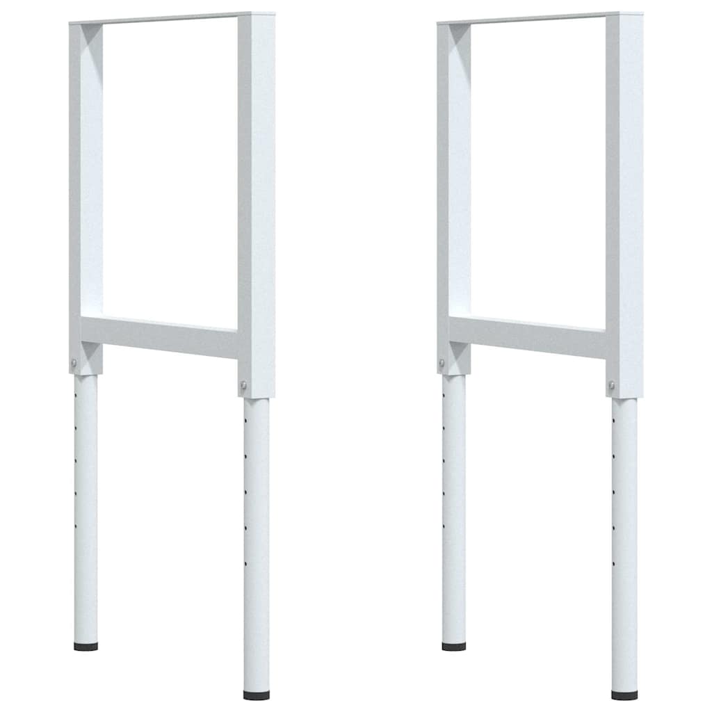 Banco Lavoro Marrone Chiaro 100x60x(71,5-98cm Legno di Rovere | homemem39