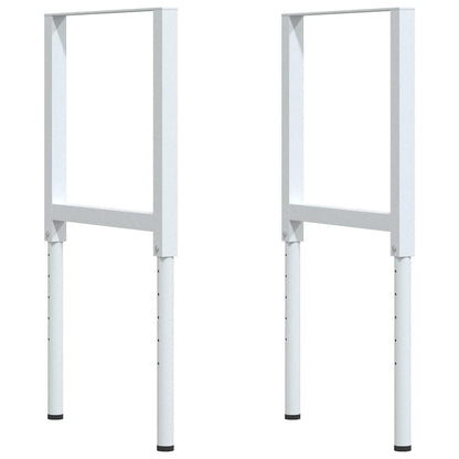 Banco Lavoro Marrone Chiaro 100x60x(71,5-98cm Legno di Rovere | homemem39