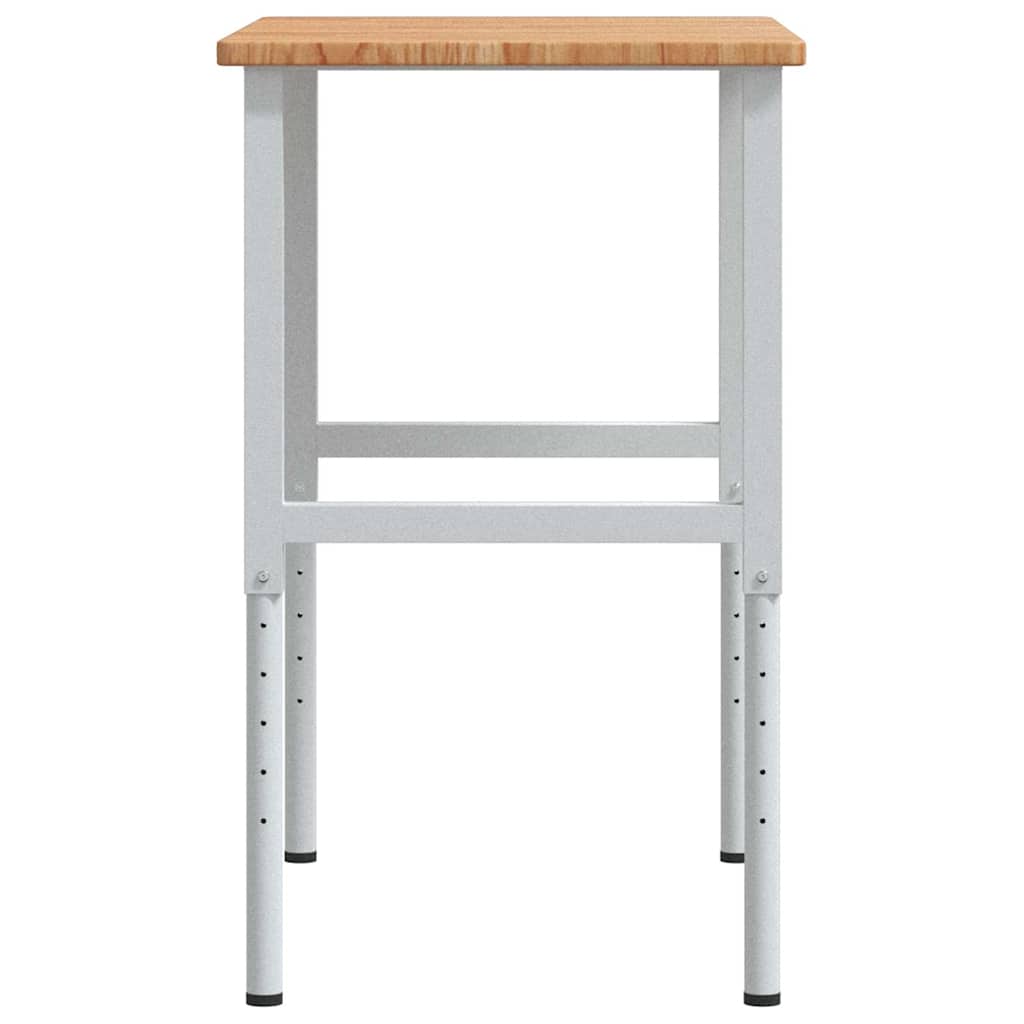 Banco Lavoro Marrone Chiaro 100x60x(71,5-98cm Legno di Rovere | homemem39