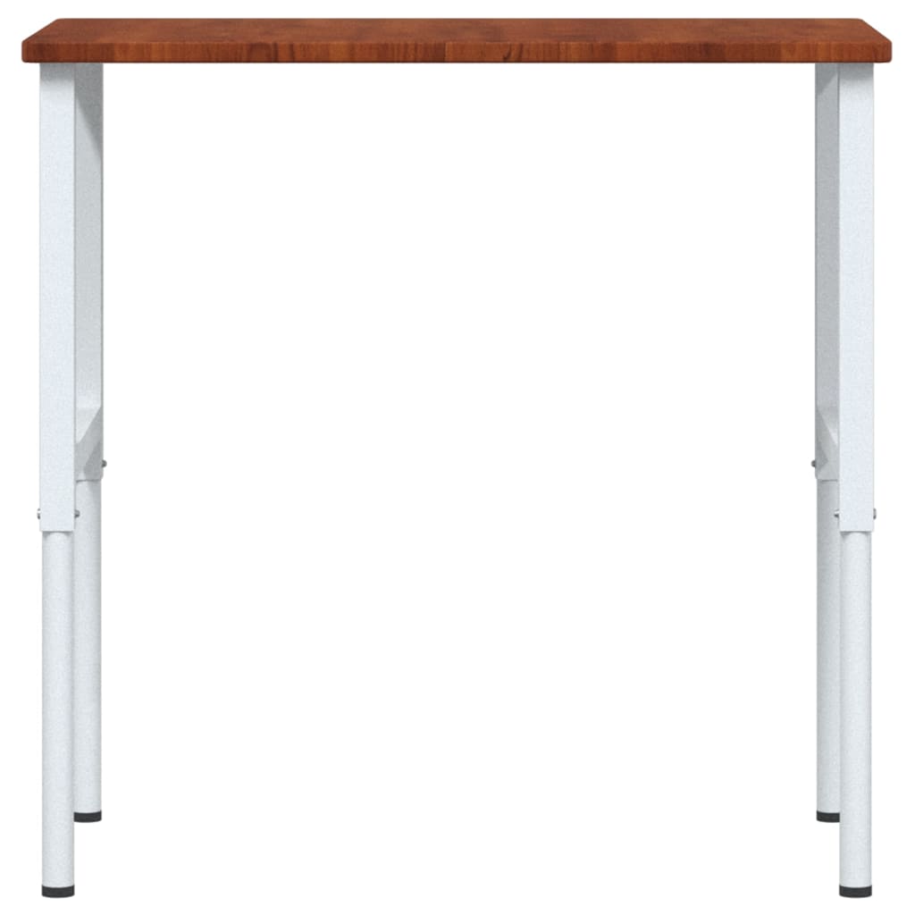 Banco Lavoro Marrone Scuro 100x60x(71,5-98) cm Legno di Rovere - homemem39