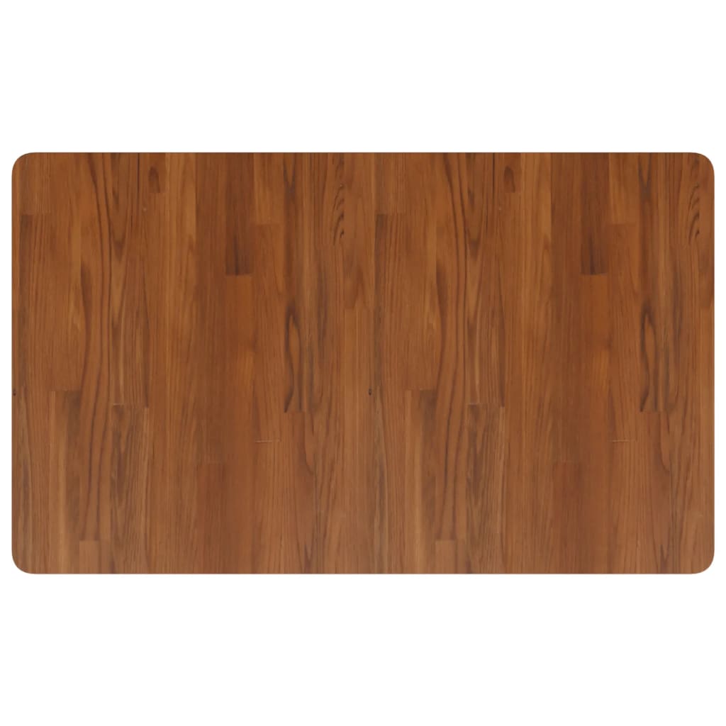 Banco Lavoro Marrone Scuro 100x60x(71,5-98) cm Legno di Rovere - homemem39