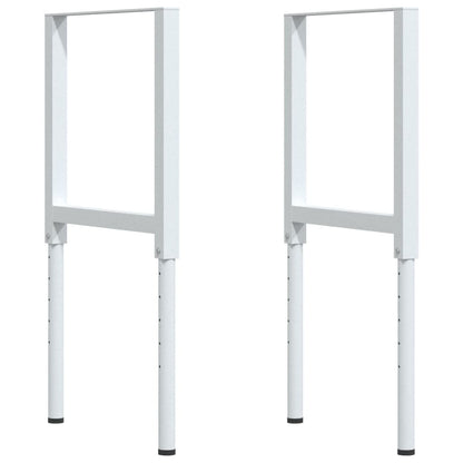 Banco Lavoro 100x60x(73-99,5) cm Legno di Faggio Rettangolare | homemem39