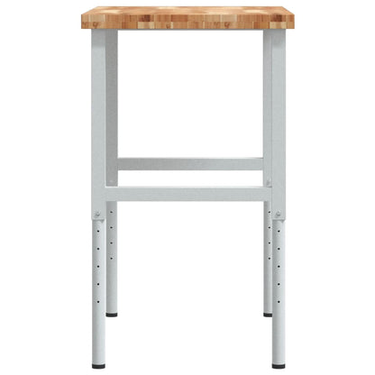 Banco Lavoro 100x60x(73-99,5) cm Legno di Acacia Rettangolare - homemem39