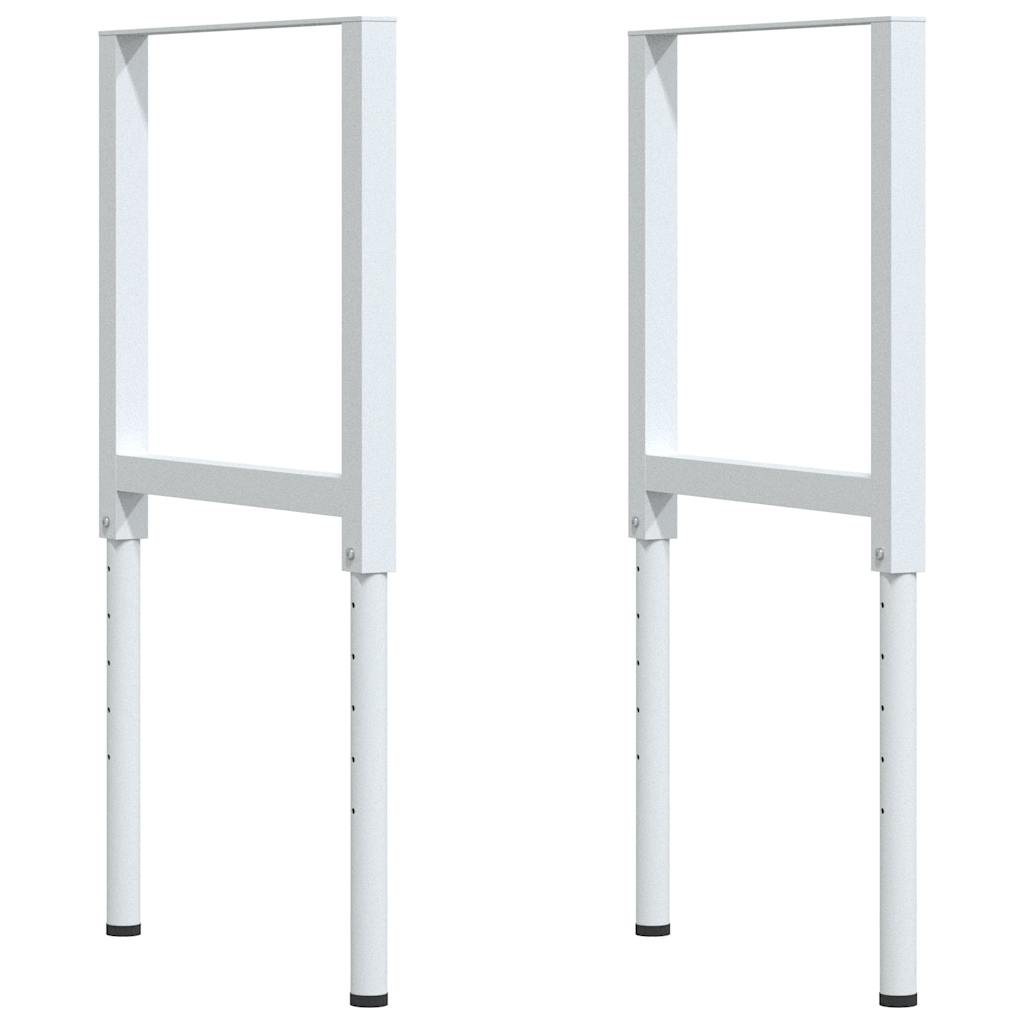 Banco da Lavoro 80x60x(71,5-98) cm Legno Massello Rovere | homemem39