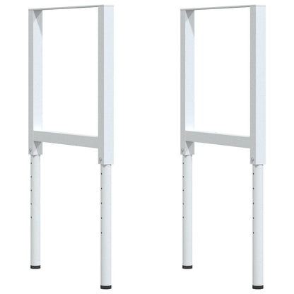 Banco da Lavoro 80x60x(71,5-98) cm Legno Massello Rovere - homemem39