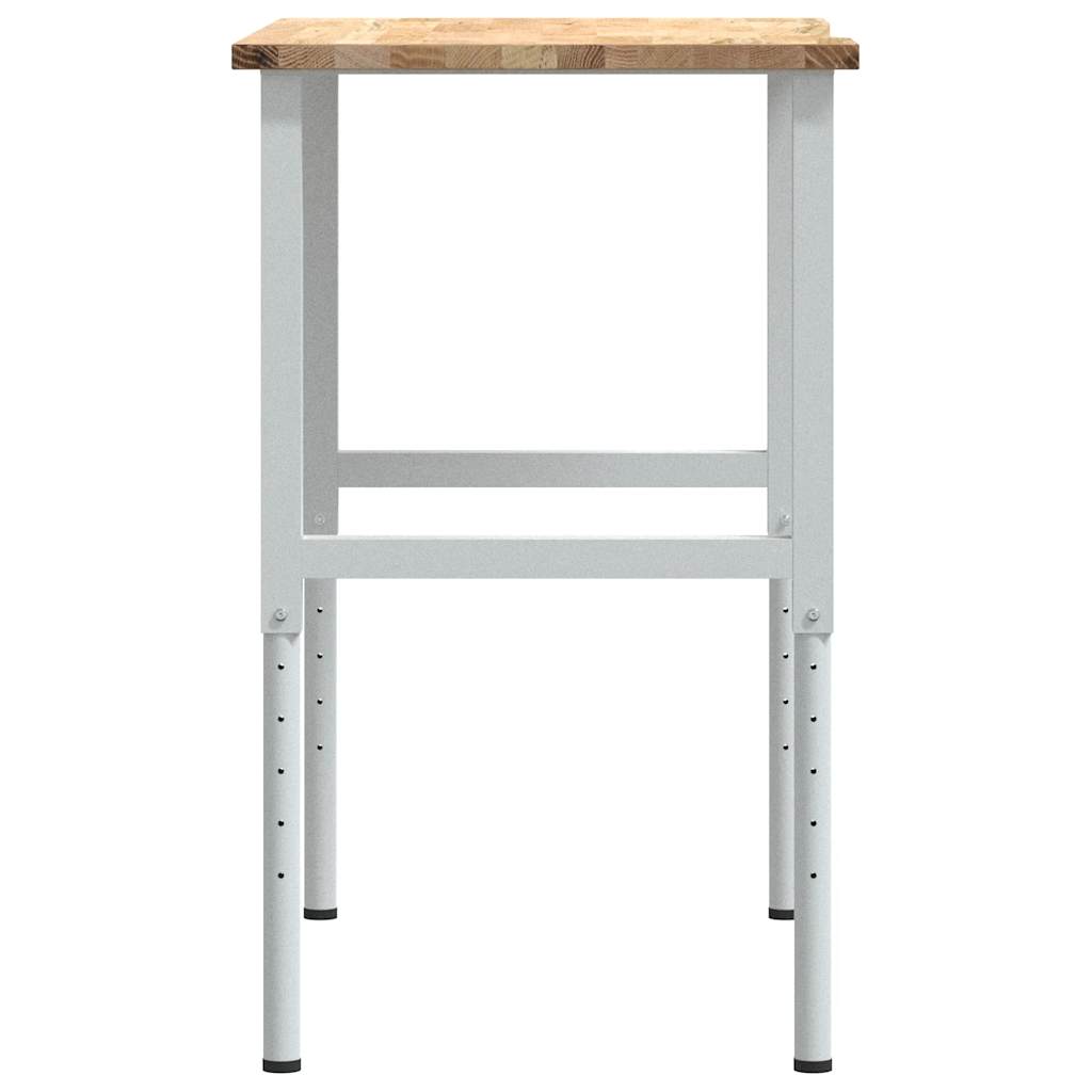 Banco da Lavoro 100x60x(71,5-98) cm Legno Massello Rovere - homemem39