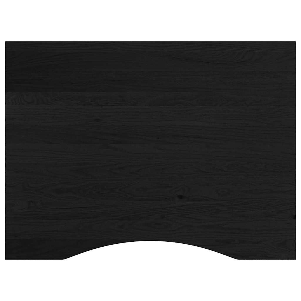 Banco Lavoro Marrone Scuro 80x60x(71,5-98) cm Legno di Rovere - homemem39