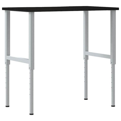 Banco Lavoro Marrone Scuro 100x60x(71,5-98) cm Legno di Rovere - homemem39