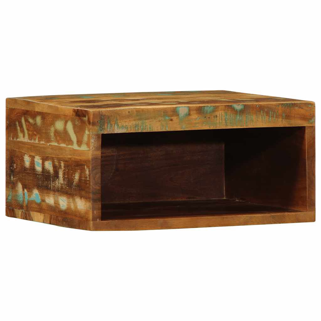 Mobile TV a Parete 40x30x19 cm in Legno Massello di Recupero - homemem39