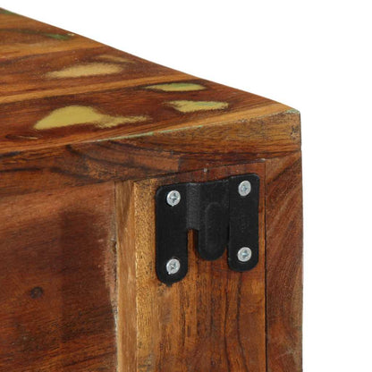 Mobile TV a Parete 40x30x19 cm in Legno Massello di Recupero - homemem39