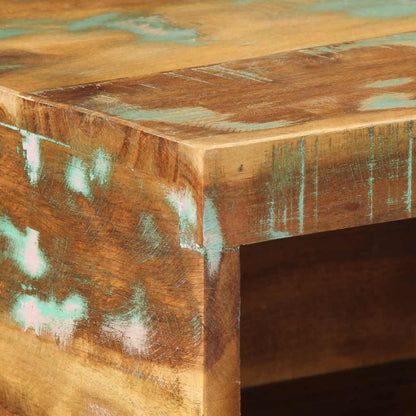 Mobile TV a Parete 60x30x19 cm in Legno Massello di Recupero - homemem39