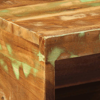 Mobile TV a Parete 80x30x19 cm in Legno Massello di Recupero - homemem39