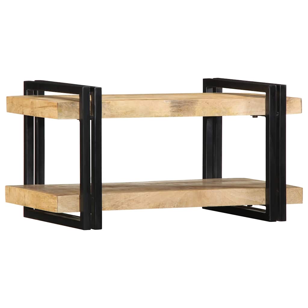 Mensola da Parete 70x33x35 cm in Legno Massello di Mango Grezzo | homemem39