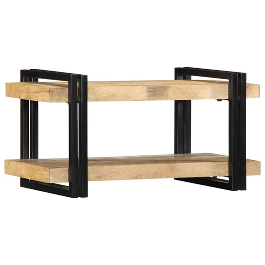 Mensola da Parete 70x33x35 cm in Legno Massello di Mango Grezzo | homemem39