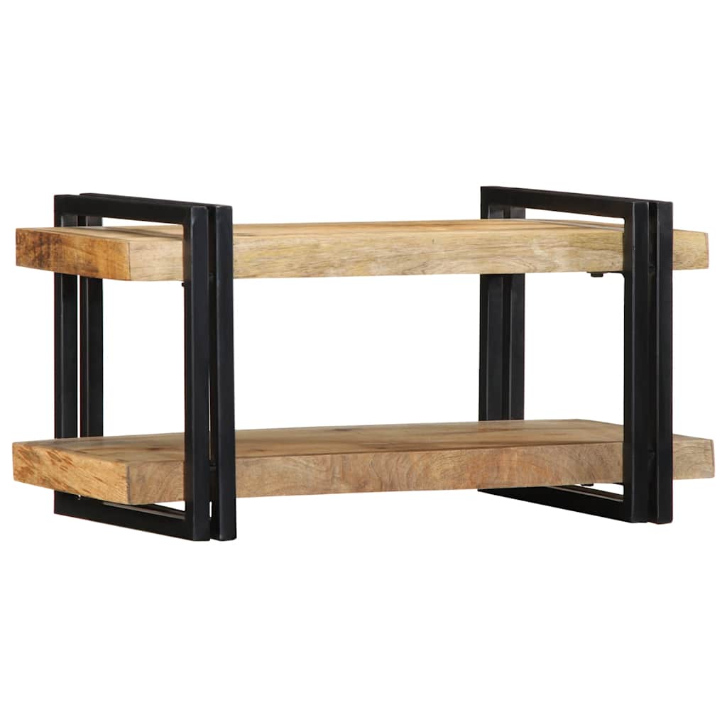 Mensola da Parete 70x33x35 cm in Legno Massello di Mango Grezzo | homemem39
