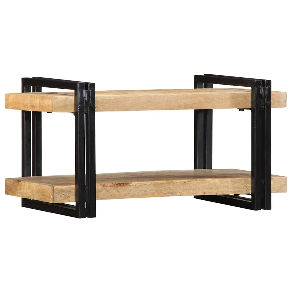 Mensola da Parete 70x33x35 cm in Legno Massello di Mango Grezzo | homemem39
