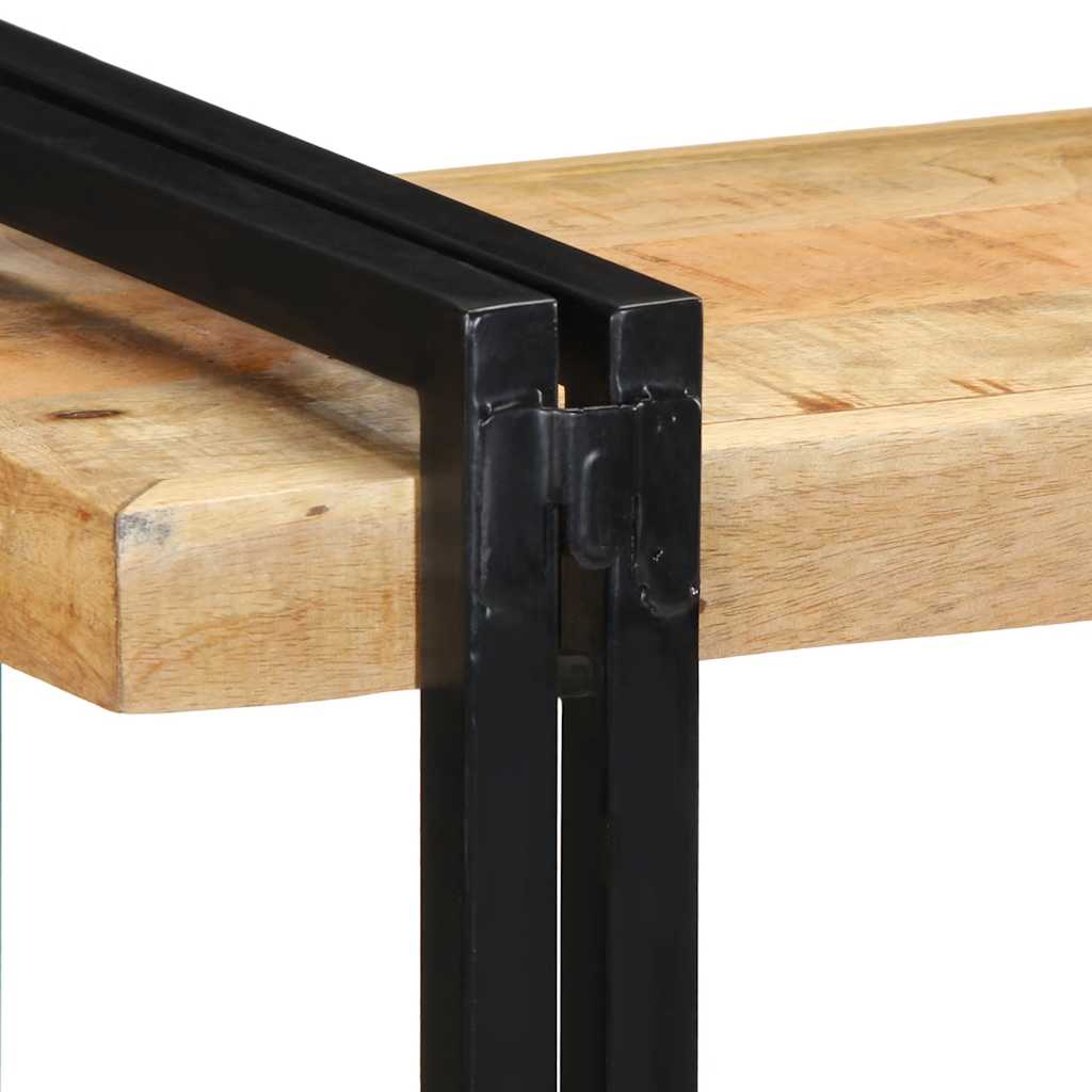 Mensola da Parete 70x33x35 cm in Legno Massello di Mango Grezzo | homemem39