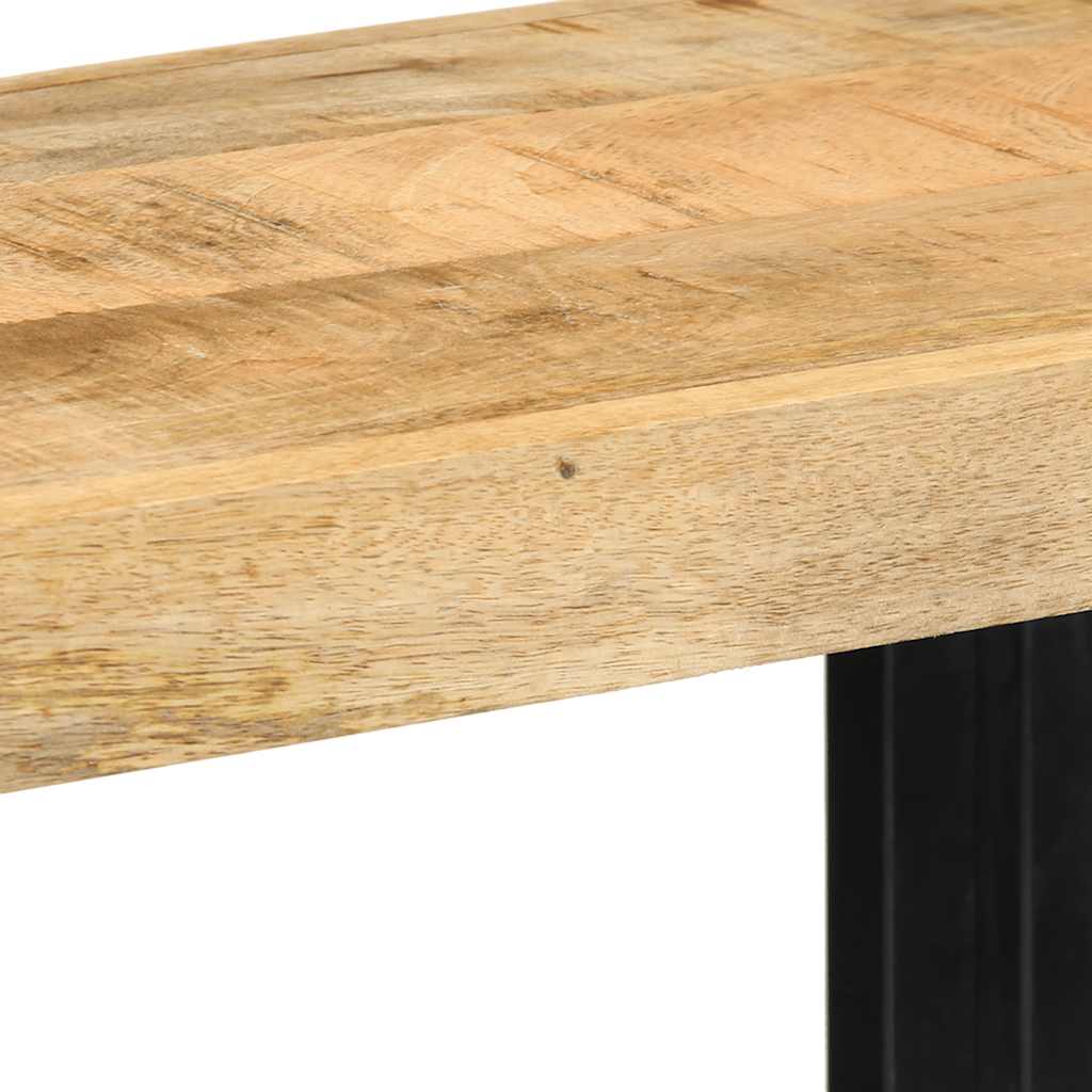 Mensola da Parete 70x33x35 cm in Legno Massello di Mango Grezzo | homemem39