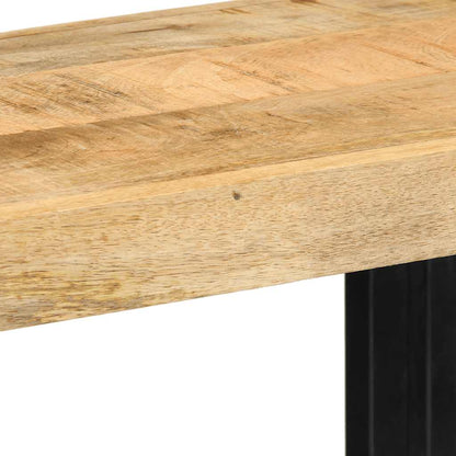 Mensola da Parete 70x33x35 cm in Legno Massello di Mango Grezzo | homemem39