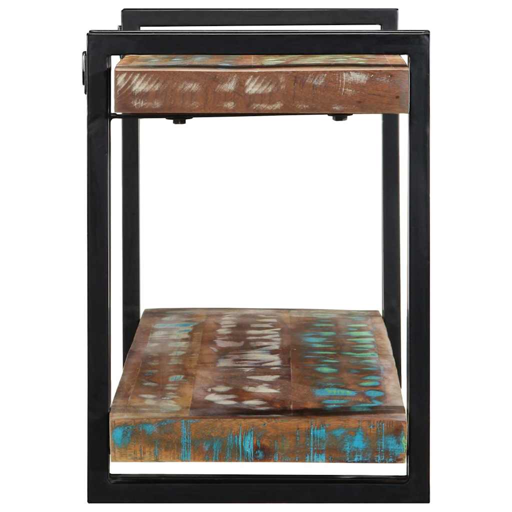 Mensola da Parete Multicolore in Legno Massello di Recupero - homemem39