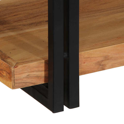 Mensola da Parete 110x33x45 cm Legno Massello di Acacia | homemem39