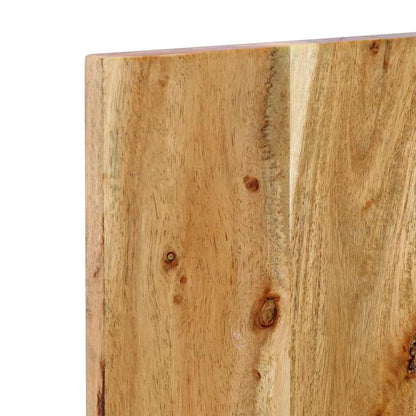 Testiera 120 cm in Legno Massello di Acacia - homemem39