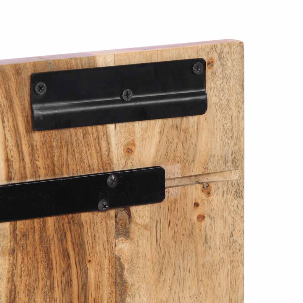 Testiera 120 cm in Legno Massello di Acacia - homemem39