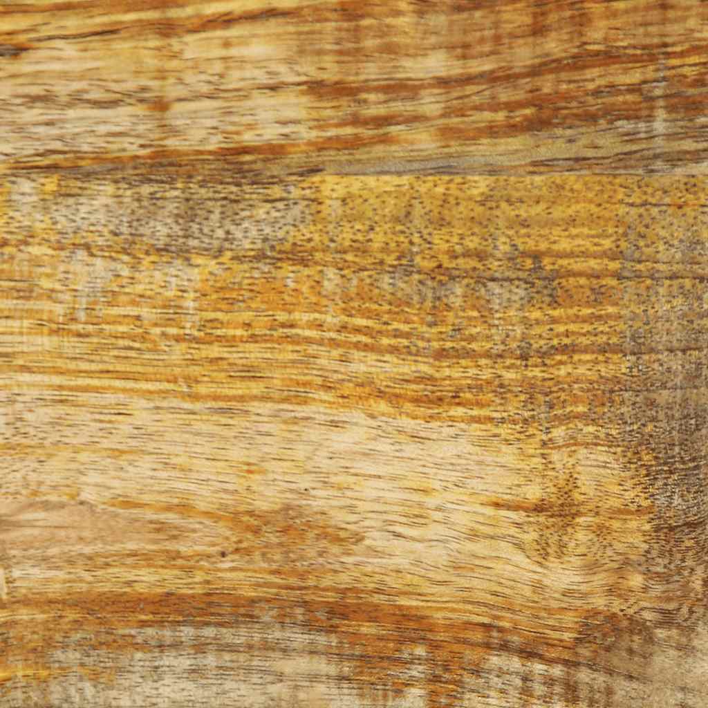 Comodino 50x27x50 cm in Legno Grezzo Massello di Mango | homemem39