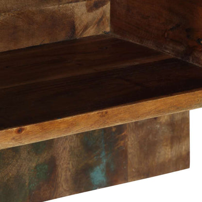 Comodino Multicolore 50x27x50 cm in Legno Massello Recupero - homemem39