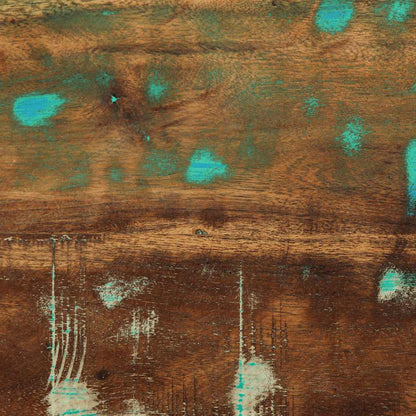 Comodino Multicolore 50x27x50 cm in Legno Massello Recupero - homemem39