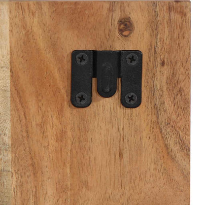 Comodino 60x32x80 cm in Legno Massello di Acacia | homemem39