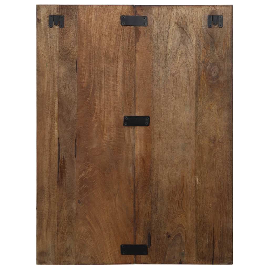 Comodino Multicolore 60x32x80 cm in Legno Massello Recupero - homemem39