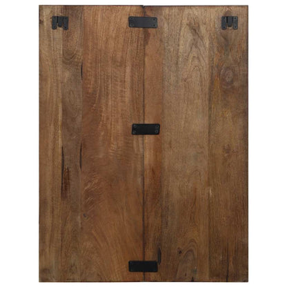 Comodino Multicolore 60x32x80 cm in Legno Massello Recupero - homemem39