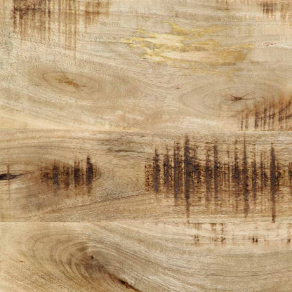 Testiera 180 cm in Legno Massello di Mango e Ferro - homemem39