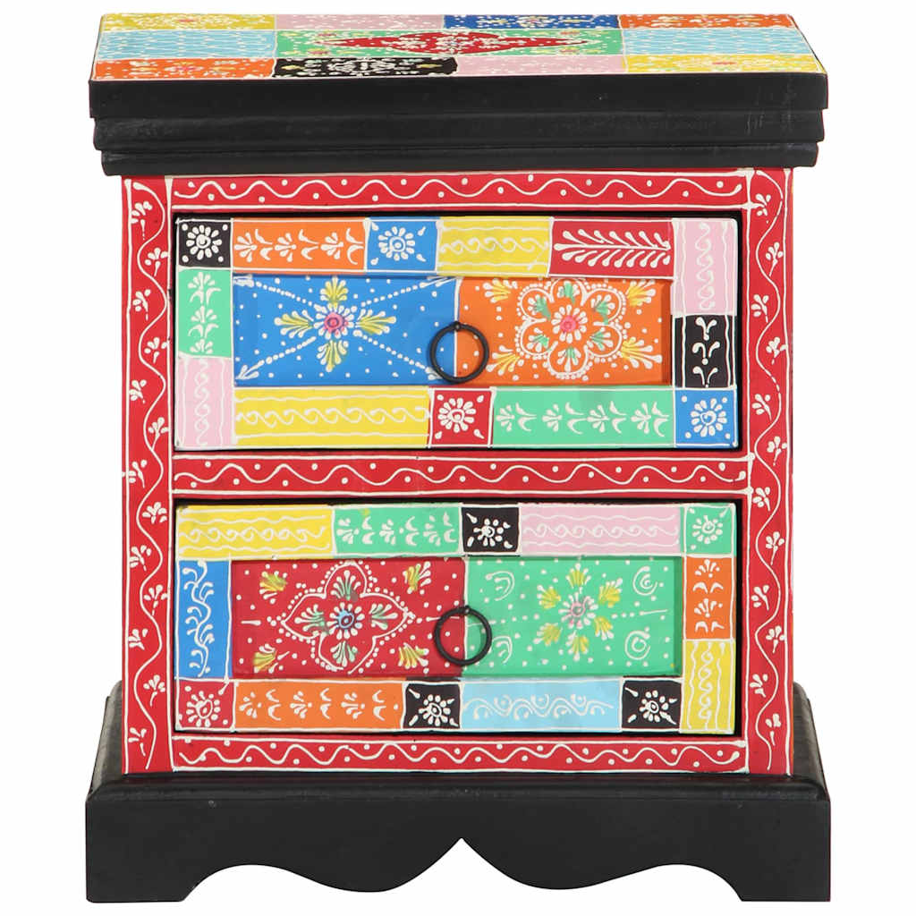 Armadio da Notte con cassetto 2 pcs Multicolore 40 x 35 x 45 cm - homemem39
