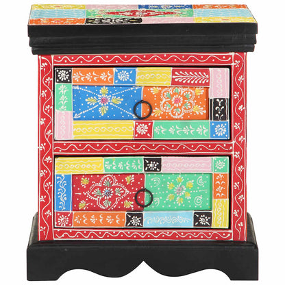 Armadio da Notte con cassetto 2 pcs Multicolore 40 x 35 x 45 cm - homemem39